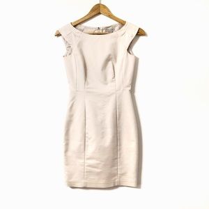 H&M cream sheath dress